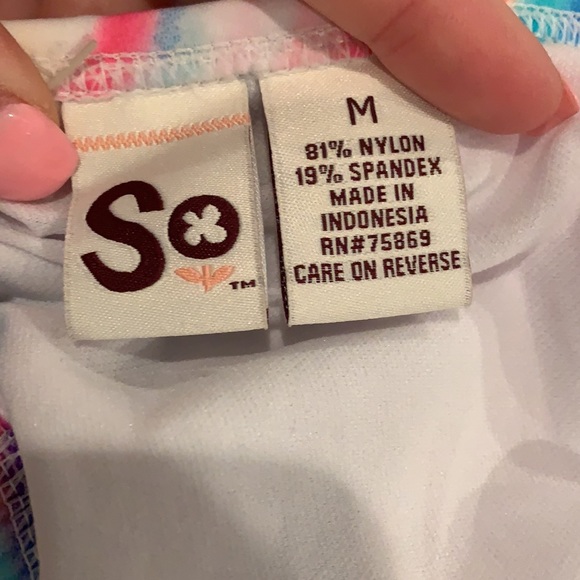 SO by Kohl’s slide halter bikini top - Picture 6 of 9